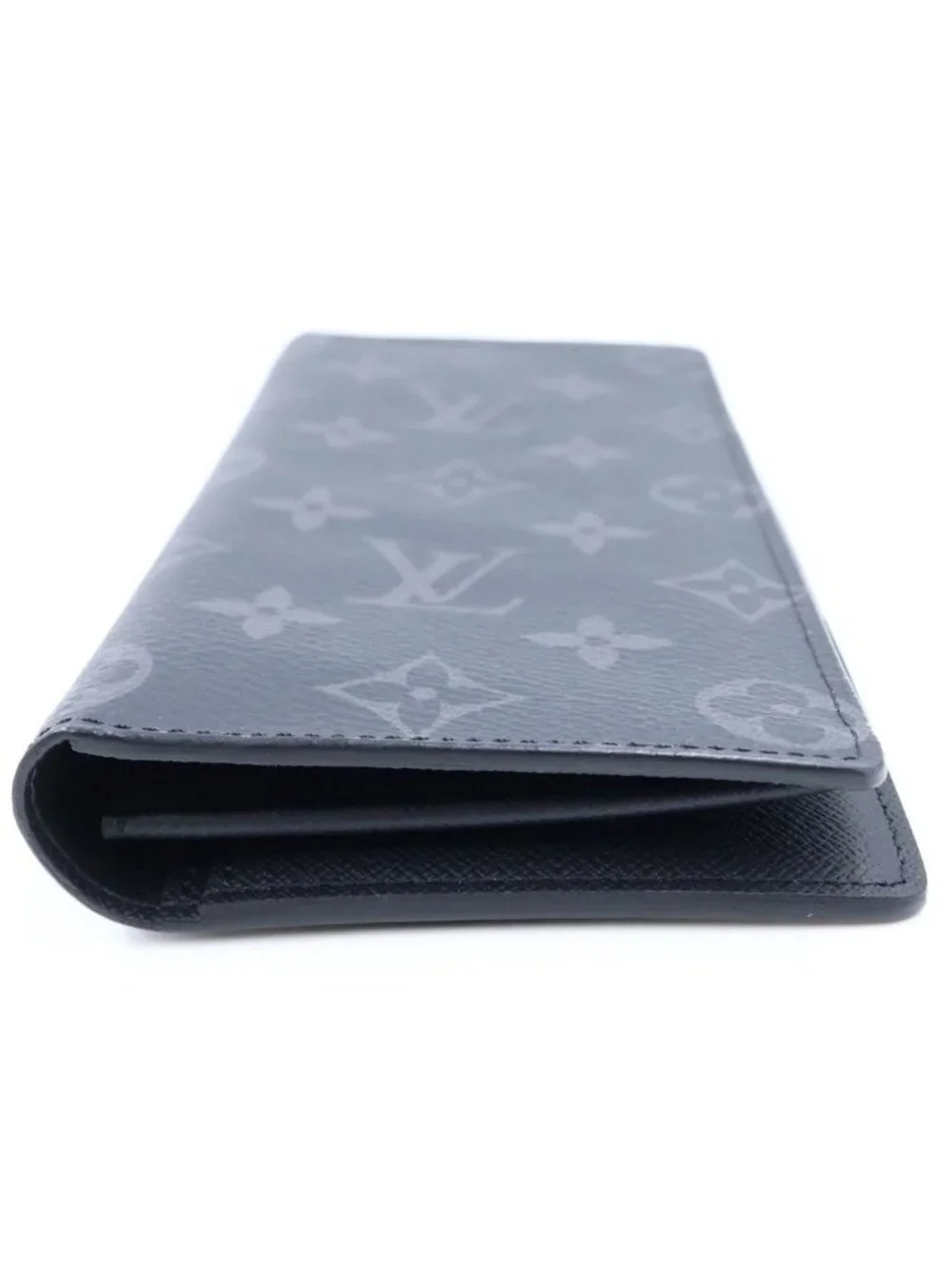 Louis Vuitton Portefeuille Brazza Monogram Eclipse Wallet Bifold Black